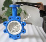 Handlever PTFE Seat Lug Butterfly Valve