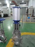 Non Rising Stem Pneumatic Stainless Steel Knife Gate Valve