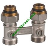 Brass Twin-Entry Radiator Valve (LL-70021)