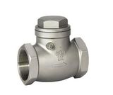 Stainless Steel Threaded Swing Check Valves (WCB, 304, 316)