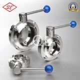 304/316L Sanitary Stainless Steel Welded Butterfly Valve