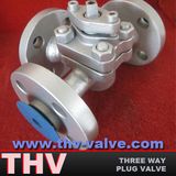 Three Way Sleeve Type Plug Valve