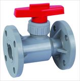 CPVC Flange Ball Valve, PVC Ball Valve, Plastic Ball Valve (Q41F-10S)