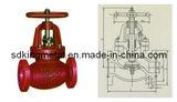 Shipbuilding Cast Iron 10k Screw Down Check Globe Valves