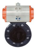 Pneumatic Plastic Butterfly Valve for Water Treatment System