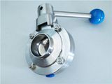 Sanitary Ss316 Welded Butterfly Valve