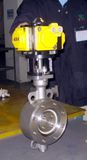 Ball Valve Actuated by Pneumatic 4 Piston Actuator