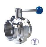 Sanitary Clamp Butterfly Valve with Pull Handle