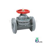 Industrial CPVC Flanged Diaphragm Valves JIS