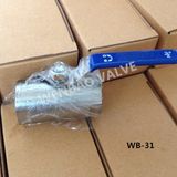 1-PC NPT Stainless Steel Manual Floating Ball Valve