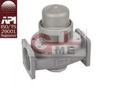 4'' C804tpq-100 Aluminum Balance Foot Valve, Tank Truk Part, Bottom Valve, Pneumatic Bottom Valve