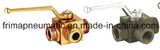 High Pressure NPT Threaded 3 Way Hydraulic Block Ball Valve