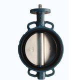 NBR Seat Wafer Butterfly Valve with Ss304 Disc