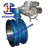 DIN Wcb Electric Flange Butterfly Valve