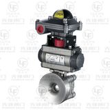 Pneumatic Bottom Flanged Ball Valve