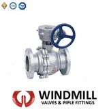 API 608 6D Bs 5351 DIN Cast Trunnion Ball Valve Q347