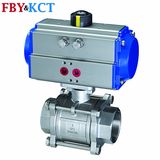 Different Sizes Pneumatic Threaded Ball Valve