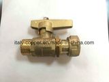 Brass Forged Ball Valve with T Handle