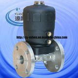 Flange Diaphragm Valve with Pneumatic Actuator