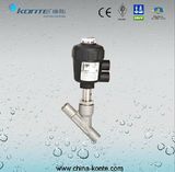 Welded Pneumatic Angle Seat Valve, Pneumatic Angle Piston Valve