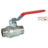 Brass Ball Valve (BV-1013) M/M with Steel Handle