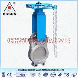 Wafer Chain Wheel Knife Gate Valve