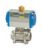 3PC Pneumatic Ball Valve