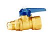 Blue Handle Brass Gas Valve (KX-BV012)