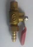 Copper Ball Valve/Red Level Handle /Brass Valve