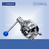 Food Grade Stainless Steel Weld Sanitary Butterfly Valve