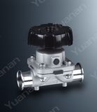 Sanitary Stainless Steel Flange Diaphragm Valve