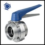 Sanitary Manual Threaded Butterfly Valve DN10-DN150 (CTV1009)