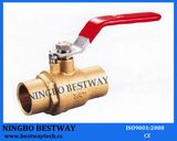 600wog Brass Solder Ball Valve