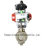 Double Eccentric Butterfly Valve-Hard Sealing Double Flanged Butterfly Valve-Pneumatic Butterfly Valve