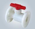 FRPP Flange Ball Valve, PVC Ball Valve, Plastic Ball Valve