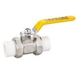 PP-R Cube Brass Ball Valve (SS3010)