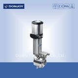 Double Seat Sanitary Pneumatic Butterfly Valve