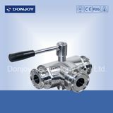 Sanitary Flanged Ball Valve (3-Way)