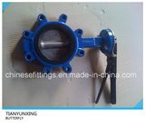 Manual Operation Handle Single Stem Lug Support Butterfly Valve