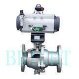 Hb2514 Pneumatic O Type Hard-Seal Ball Valve