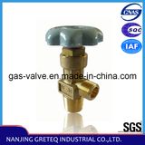 QF-30 Brass Flapper Type Hydrogen Cylinder Valve