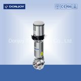 Stainless Steel Sanitary Pneumatic Threaded Butterfly Valve