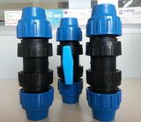 Pn16 High Pressure PP Irrigation Fittings / Ball Valve