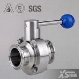 Sanitary Hygienic Ss304 Tri Clamp Butterfly Valve