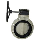 PVC Butterfly Valve, Plastic Butterfly Valve, FRPP Wafer Butterfly Valve