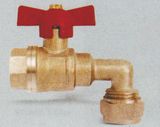 Brass Ball Valve with Elbow