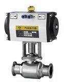 Stainless Steel Sanitary Clamp Pneumatic Ball Valve