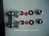 Chromed Plated Angled Brass Radiator Valve H Valve