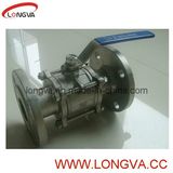 Ss Full Port 3-PC Flange Ball Valve