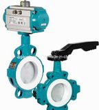 PTFE/PFA Lined Butterfly Valve